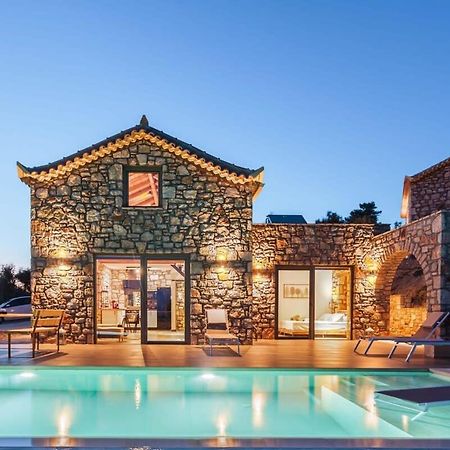 Gerakada Exclusive-Seaview Villa With Private Pool Koróni 外观 照片