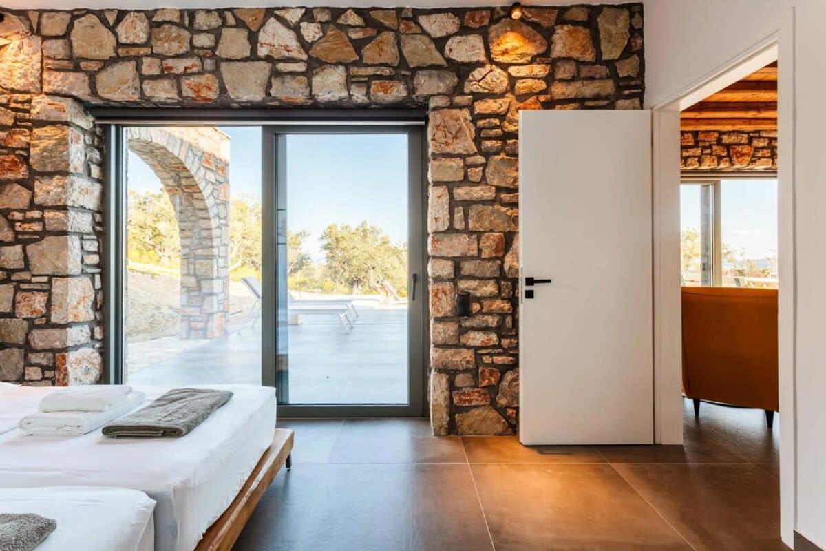 Gerakada Exclusive-Seaview Villa With Private Pool Koróni 外观 照片